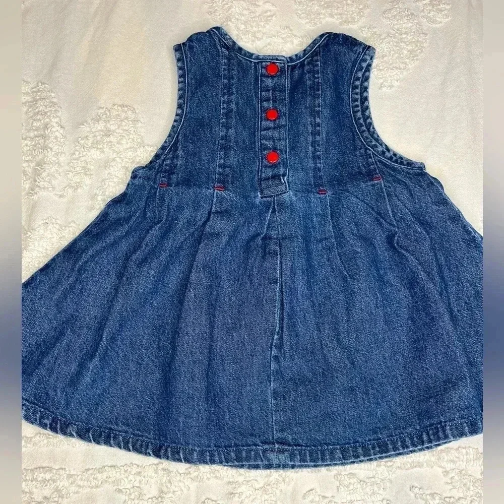 Osh kosh denim dress with apple embroidery & Children Place Jean